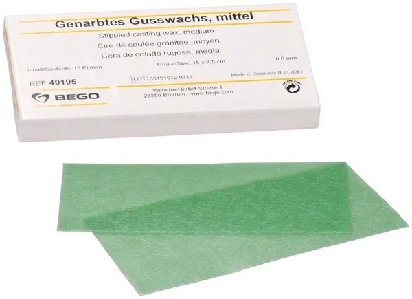 Рубчатый воск для литья, средний