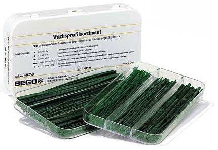 Ассортимент восковых профилей